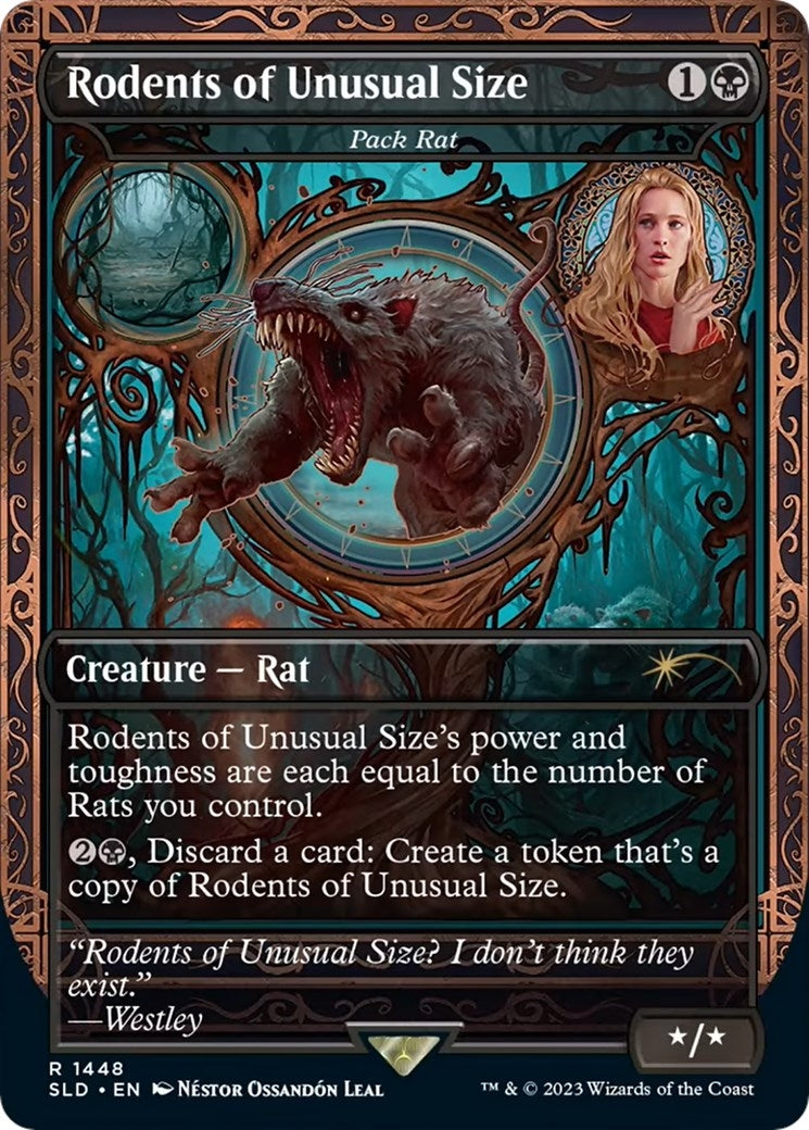Image for Rodents of Unusual Size - Pack Rat (1448) (SLD) - Magic: The Gathering