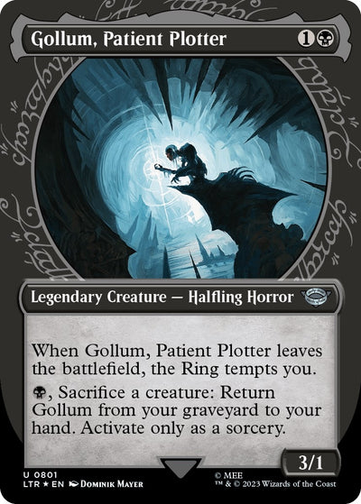 Gollum, Patient Plotter (Showcase) (Surge Foil) (801) (LTR)