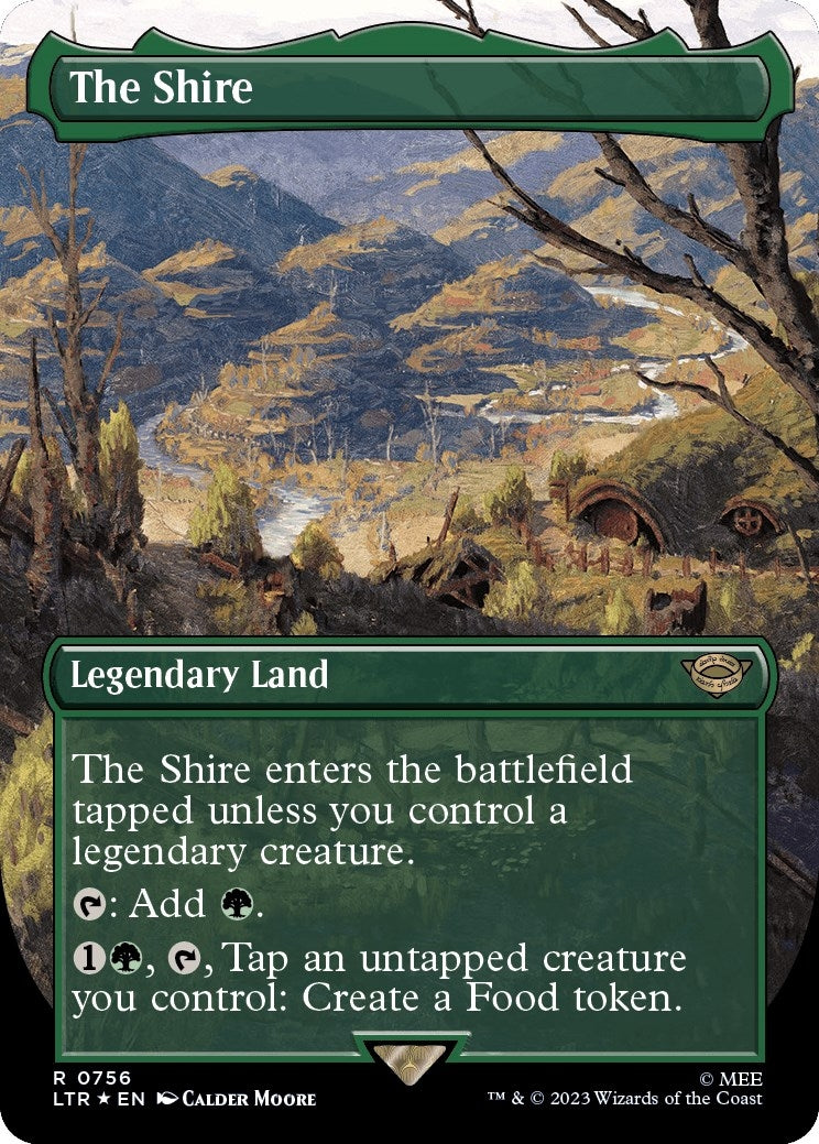 Image for The Shire (Borderless) (Surge Foil) (756) (LTR) - Magic: The Gathering