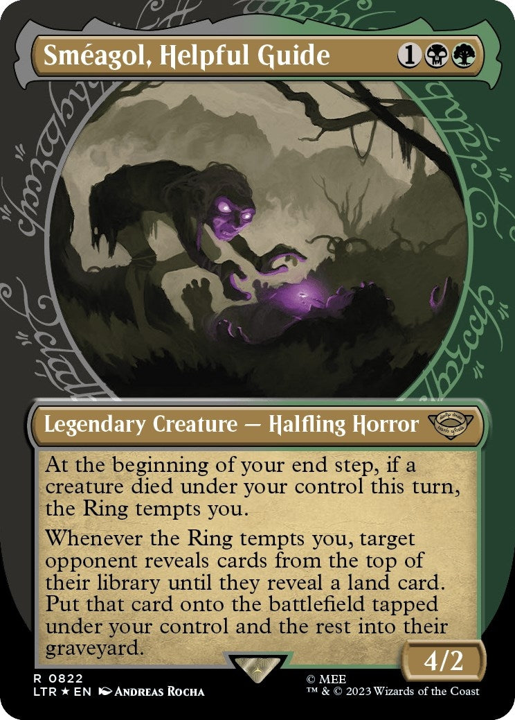 Image for Smeagol, Helpful Guide (Showcase) (Surge Foil) (822) (LTR) - Magic: The Gathering