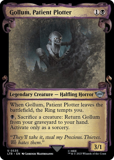 Gollum, Patient Plotter (Showcase Scrolls) (535) (LTR)