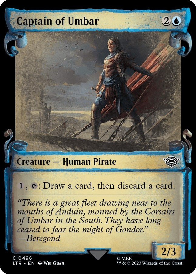 Image for Captain of Umbar (Showcase Scrolls) (496) (LTR) - Magic: The Gathering
