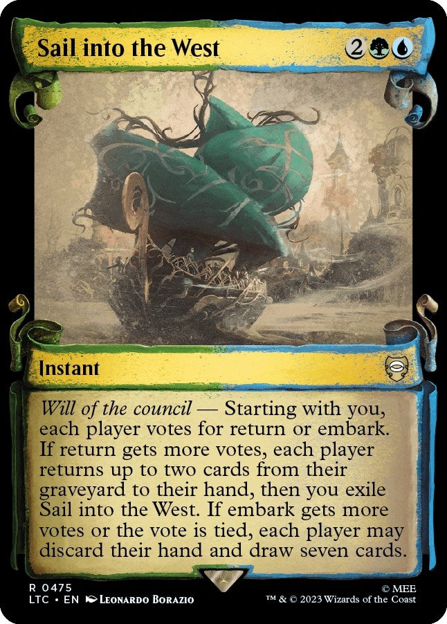 Image for Sail into the West (Showcase Scrolls) (475) (LTC) - Magic: The Gathering