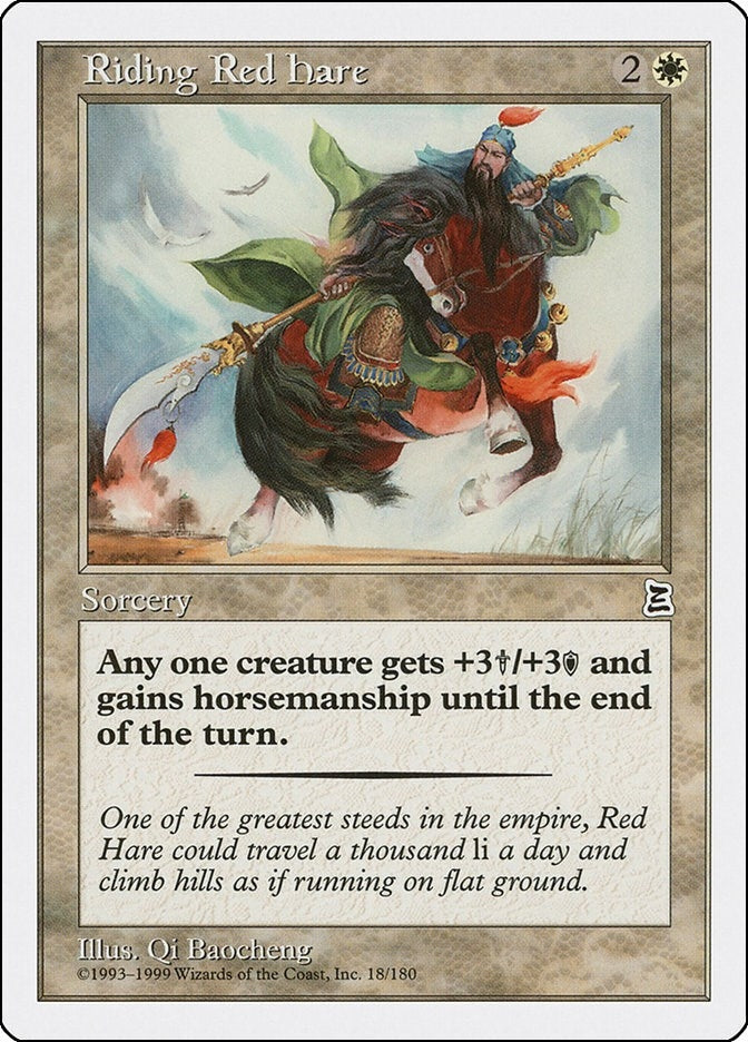 Image for Riding Red Hare (18) (PTK) - Magic: The Gathering