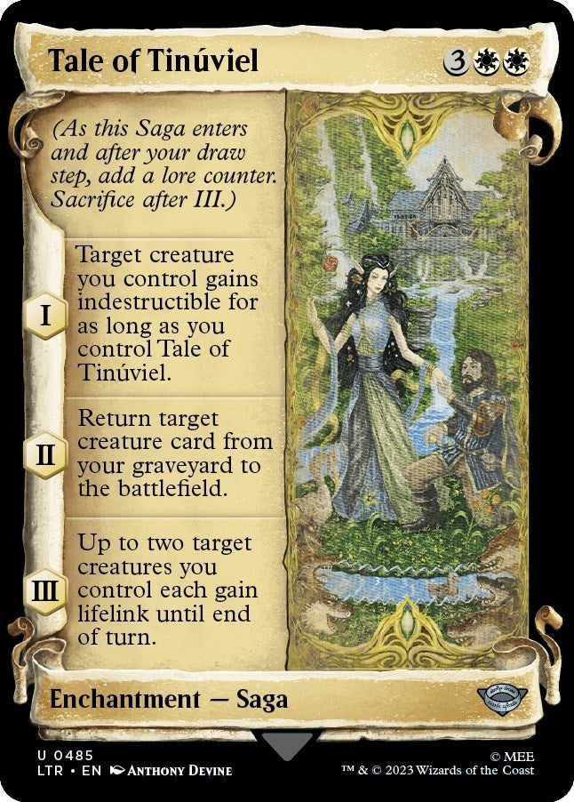 Image for Tale of Tinuviel (Showcase Scrolls) (485) (LTR) - Magic: The Gathering