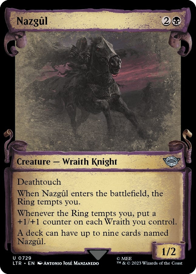 Image for Nazgul (0729) (Showcase Scrolls) (729) (LTR) - Magic: The Gathering