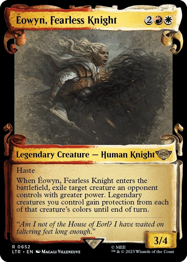 Image for Eowyn, Fearless Knight (Showcase Scrolls) (652) (LTR) - Magic: The Gathering
