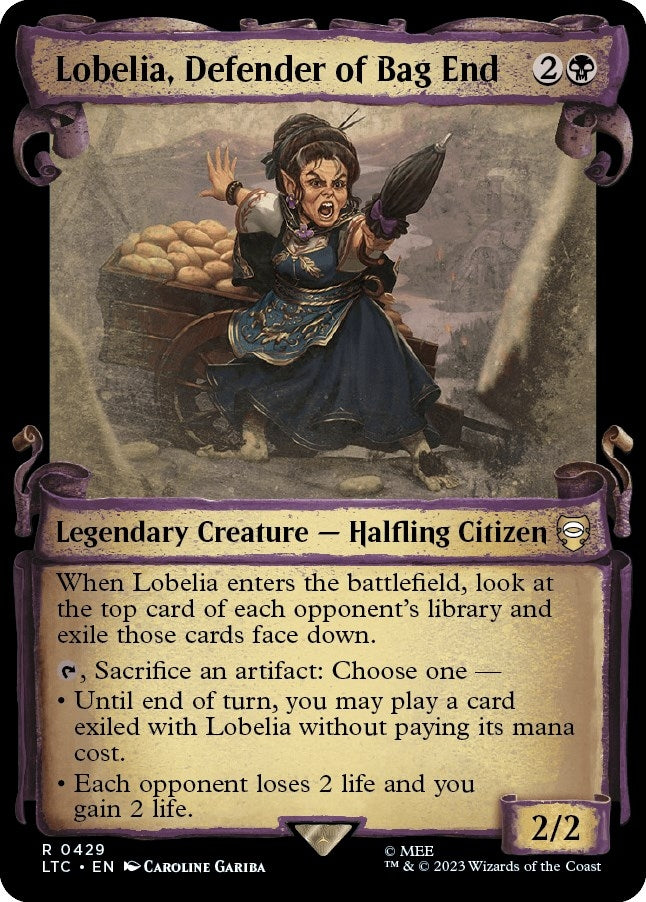 Image for Lobelia, Defender of Bag End (Showcase Scrolls) (429) (LTC) - Magic: The Gathering