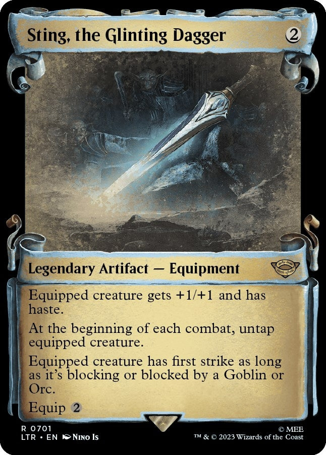 Image for Sting, the Glinting Dagger (Showcase Scrolls) (701) (LTR) - Magic: The Gathering