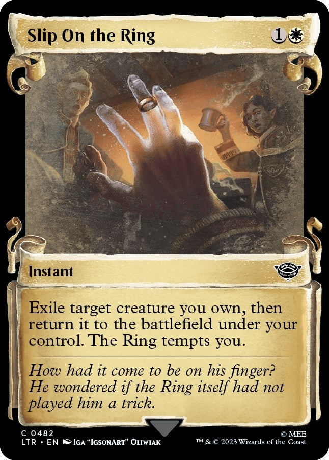 Image for Slip on the Ring (Showcase Scrolls) (482) (LTR) - Magic: The Gathering