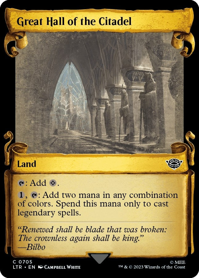 Image for Great Hall of the Citadel (Showcase Scrolls) (705) (LTR) - Magic: The Gathering