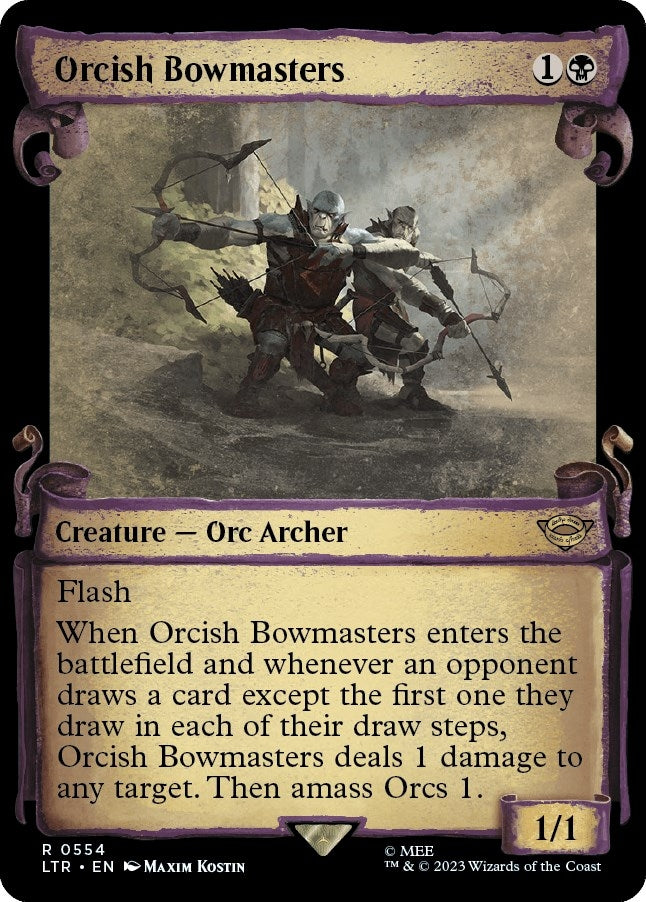 Image for Orcish Bowmasters (Showcase Scrolls) (554) (LTR) - Magic: The Gathering