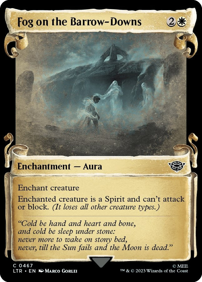 Image for Fog on the Barrow-Downs (Showcase Scrolls) (467) (LTR) - Magic: The Gathering