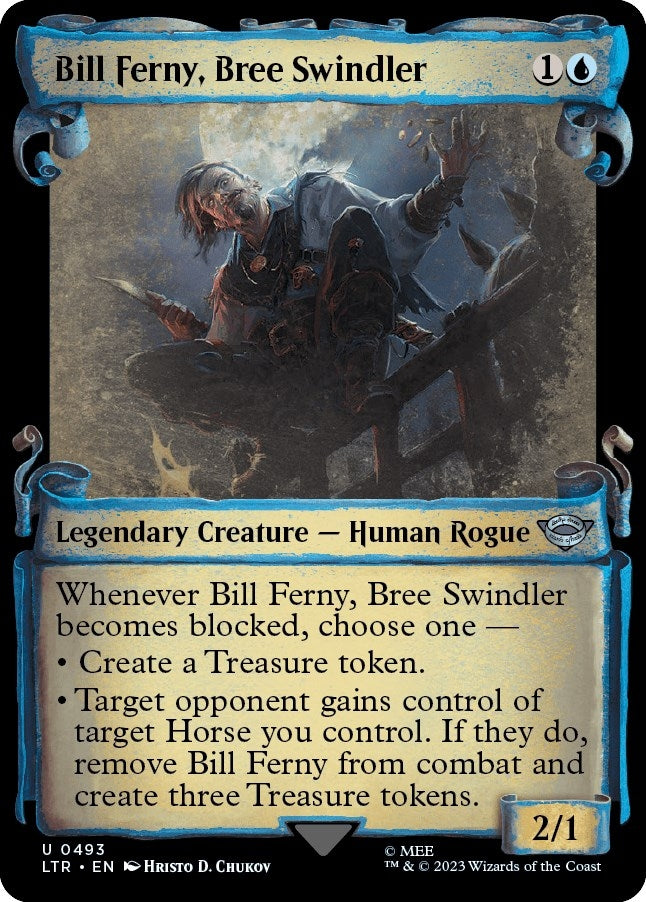 Image for Bill Ferny, Bree Swindler (Showcase Scrolls) (493) (LTR) - Magic: The Gathering