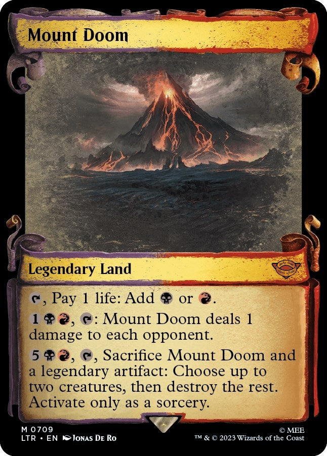 Image for Mount Doom (Showcase Scrolls) (709) (LTR) - Magic: The Gathering