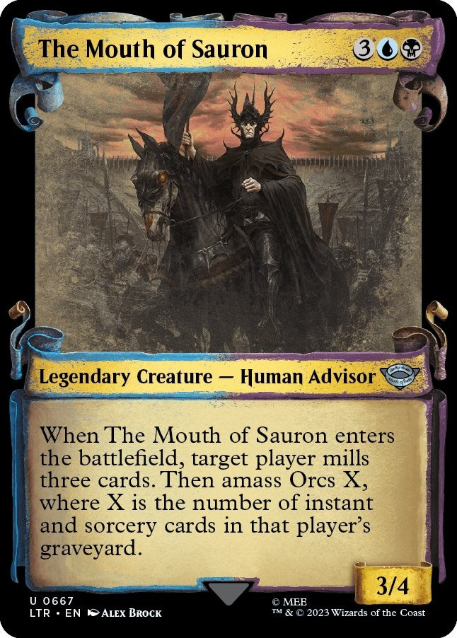 Image for The Mouth of Sauron (Showcase Scrolls) (667) (LTR) - Magic: The Gathering