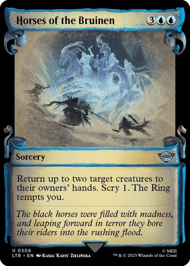 Image for Horses of the Bruinen (Showcase Scrolls) (506) (LTR) - Magic: The Gathering