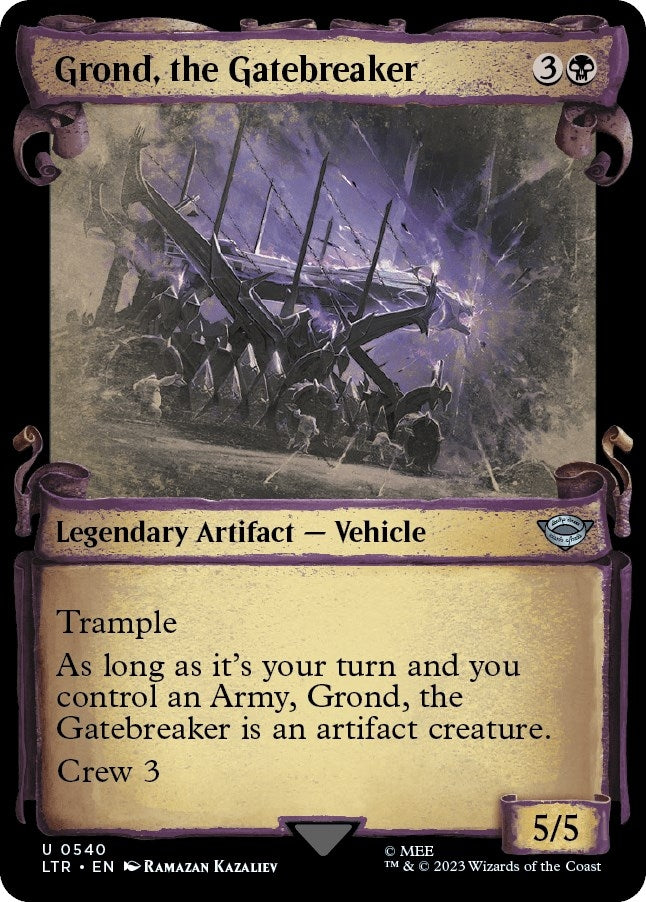 Image for Grond, the Gatebreaker (Showcase Scrolls) (540) (LTR) - Magic: The Gathering