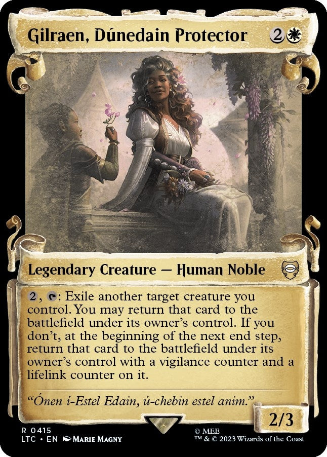 Image for Gilraen, Dunedain Protector (Showcase Scrolls) (415) (LTC) - Magic: The Gathering