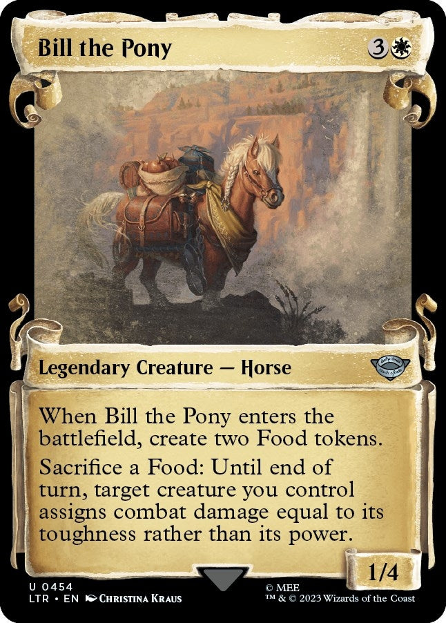 Image for Bill the Pony (Showcase Scrolls) (454) (LTR) - Magic: The Gathering