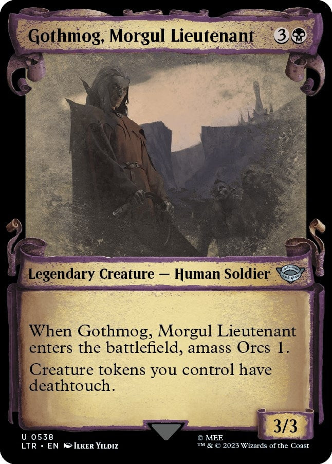 Image for Gothmog, Morgul Lieutenant (Showcase Scrolls) (538) (LTR) - Magic: The Gathering