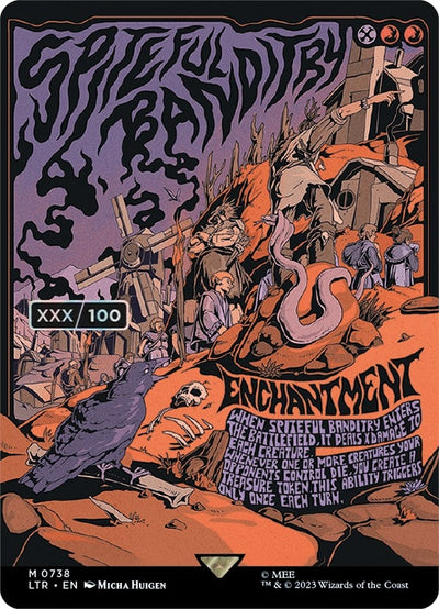Spiteful Banditry (Borderless Poster) (Serial Numbered) (738) (LTR)