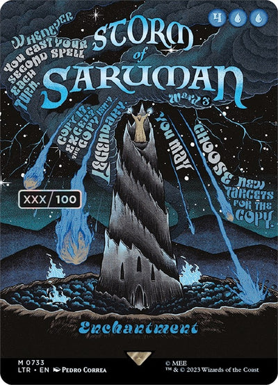 Storm of Saruman (Borderless Poster) (Serial Numbered) (733) (LTR)