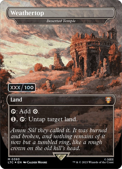Weathertop - Deserted Temple (Borderless) (Serial Numbered) (393) (LTC)
