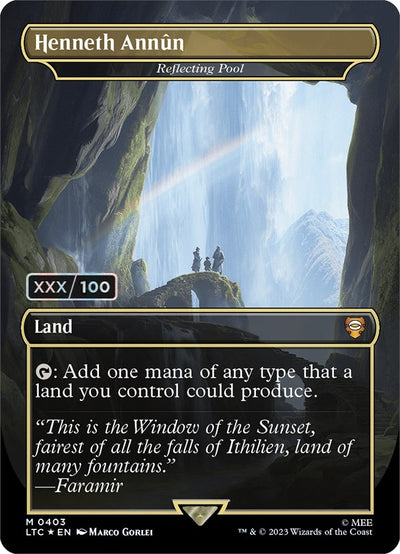 Henneth Annun - Reflecting Pool (Borderless) (Serial Numbered) (403) (LTC)