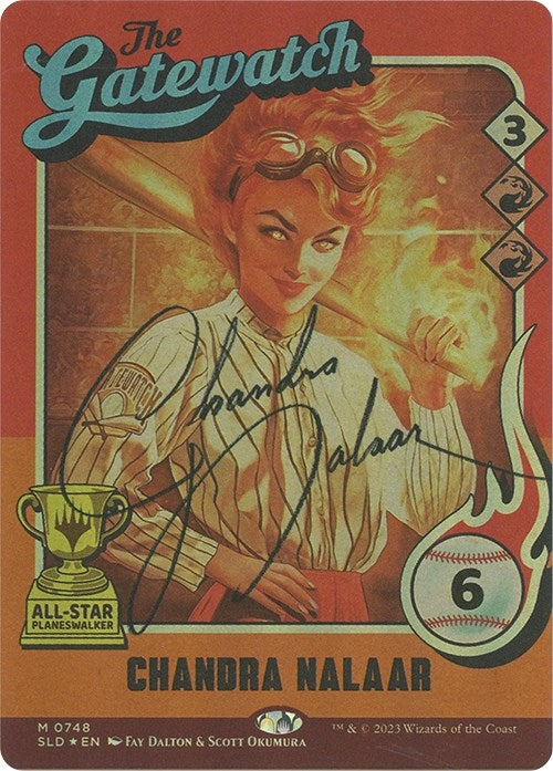 Image for Chandra Nalaar (748) (Autographed) (748) (SLD) - Magic: The Gathering