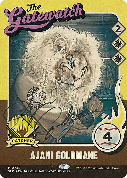 Image for Ajani Goldmane (745) (Autographed) (745) (SLD) - Magic: The Gathering
