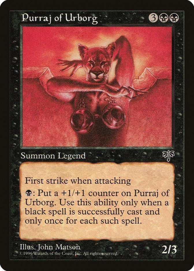 Image for Purraj of Urborg (MIR) - Magic: The Gathering
