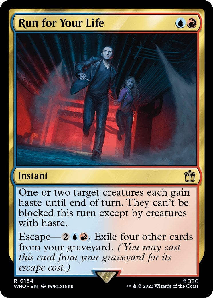 Image for Run for Your Life (154) (WHO) - Magic: The Gathering