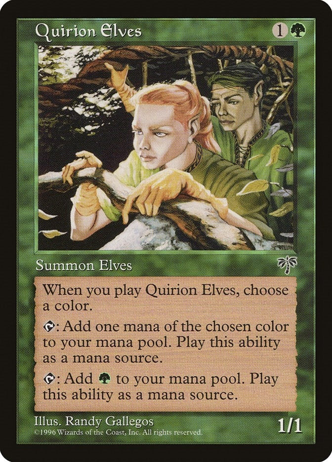 Image for Quirion Elves (MIR) - Magic: The Gathering