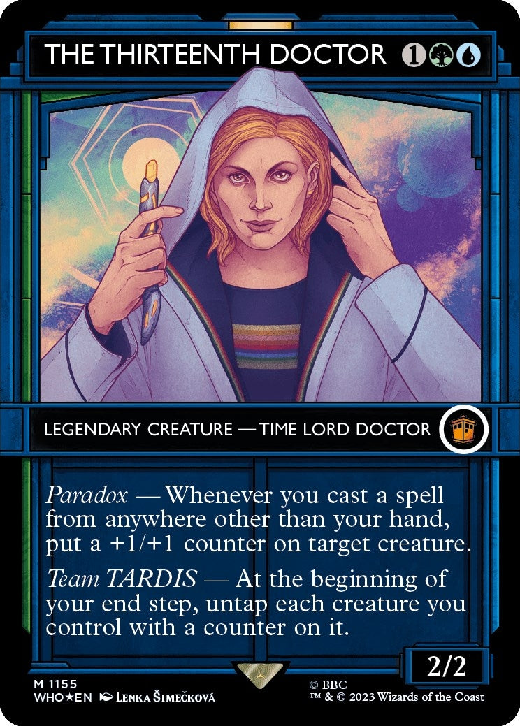 Image for The Thirteenth Doctor (Showcase) (Surge Foil) (1155) (WHO) - Magic: The Gathering