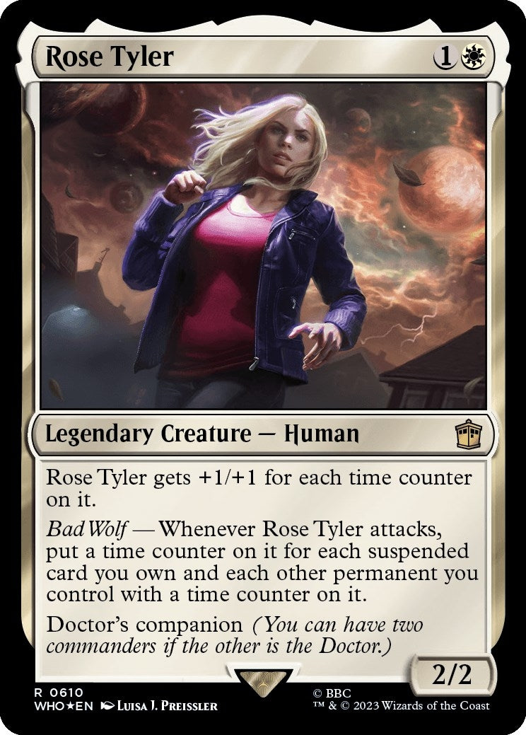 Image for Rose Tyler (Surge Foil) (610) (WHO) - Magic: The Gathering