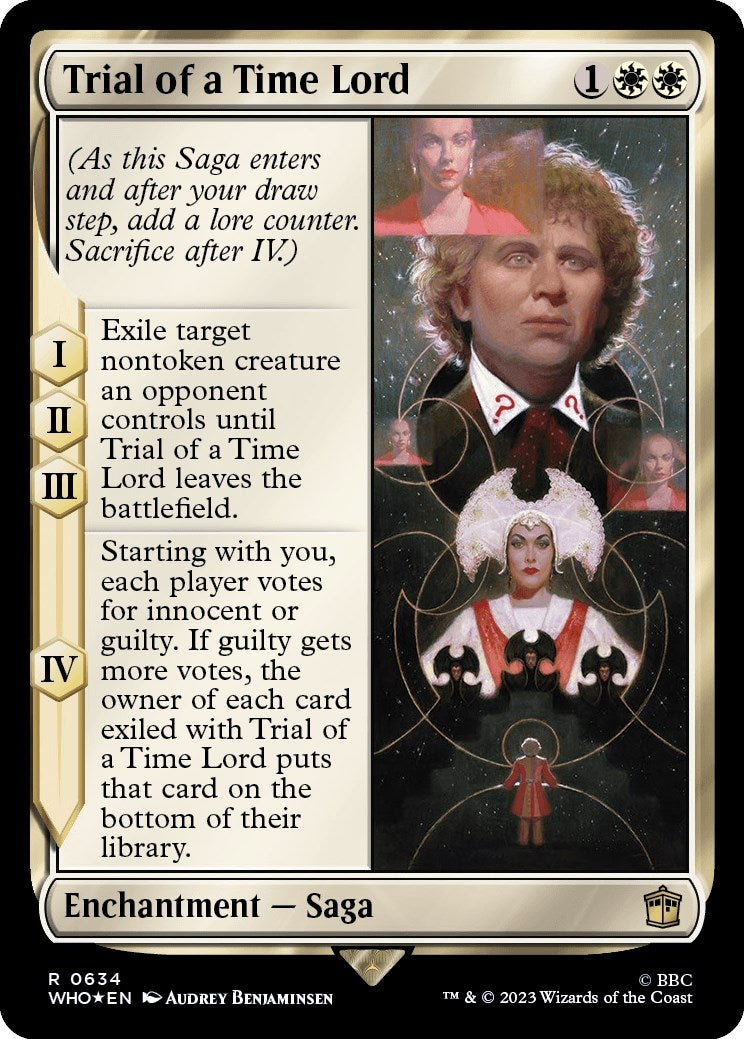 Image for Trial of a Time Lord (Surge Foil) (634) (WHO) - Magic: The Gathering