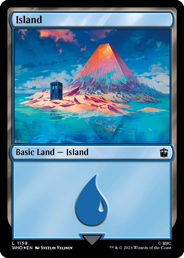 Image for Island (1159) (Surge Foil) (1159) (WHO) - Magic: The Gathering