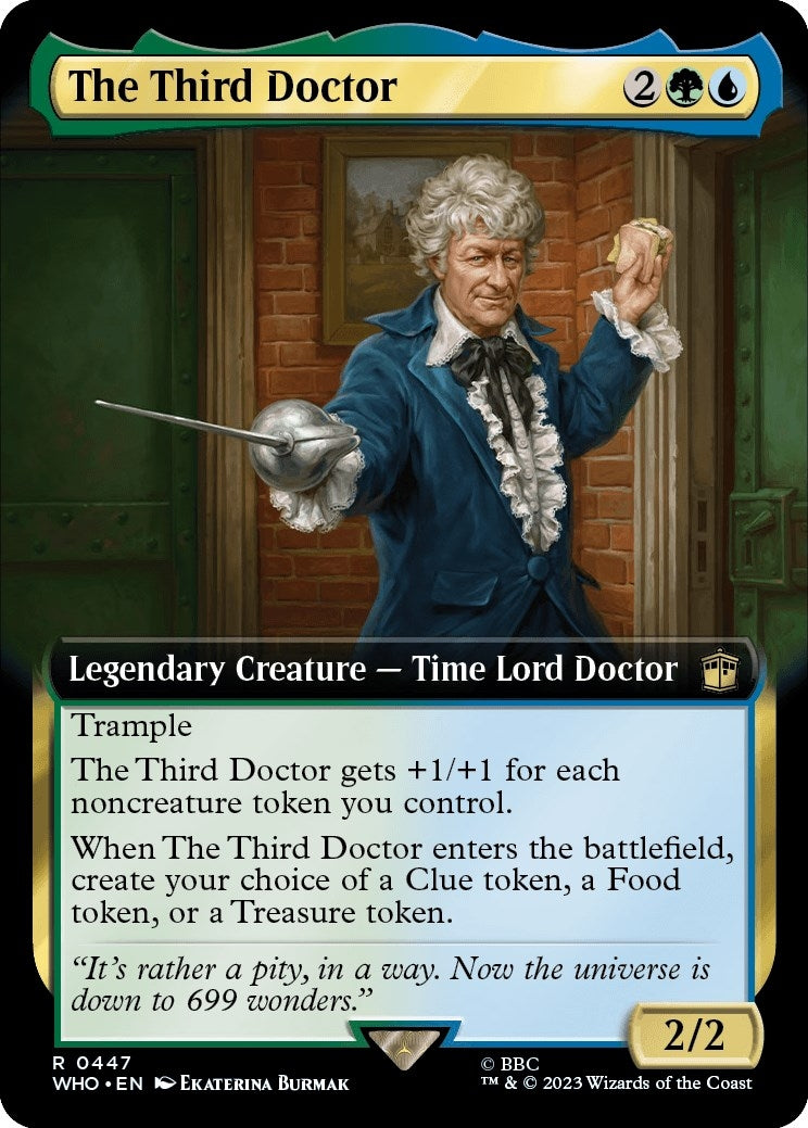 Image for The Third Doctor (Extended Art) (447) (WHO) - Magic: The Gathering