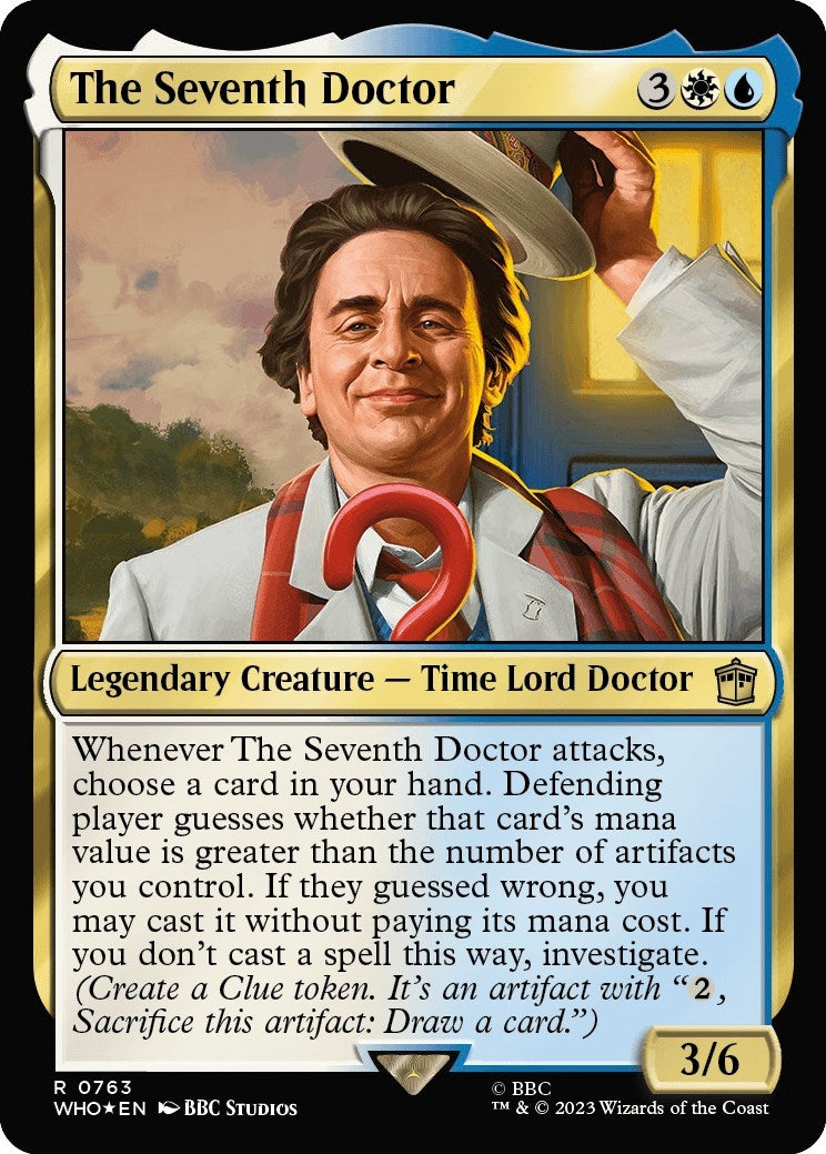 Image for The Seventh Doctor (Surge Foil) (763) (WHO) - Magic: The Gathering