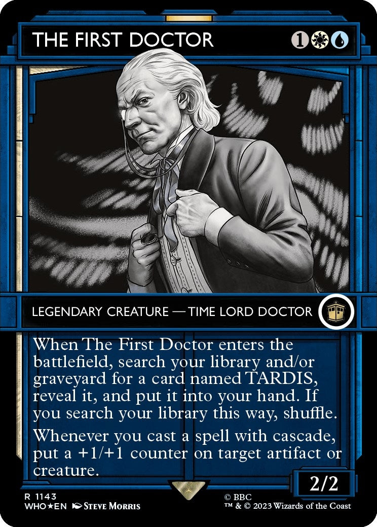 Image for The First Doctor (Showcase) (Surge Foil) (1143) (WHO) - Magic: The Gathering