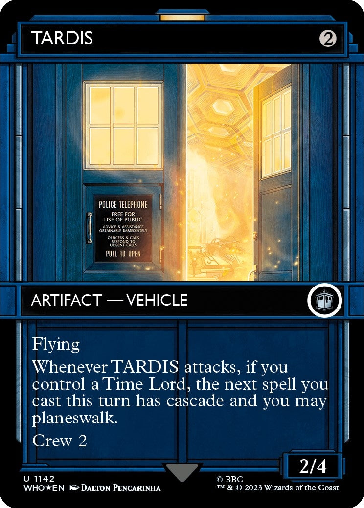 Image for TARDIS (Showcase) (Surge Foil) (1142) (WHO) - Magic: The Gathering