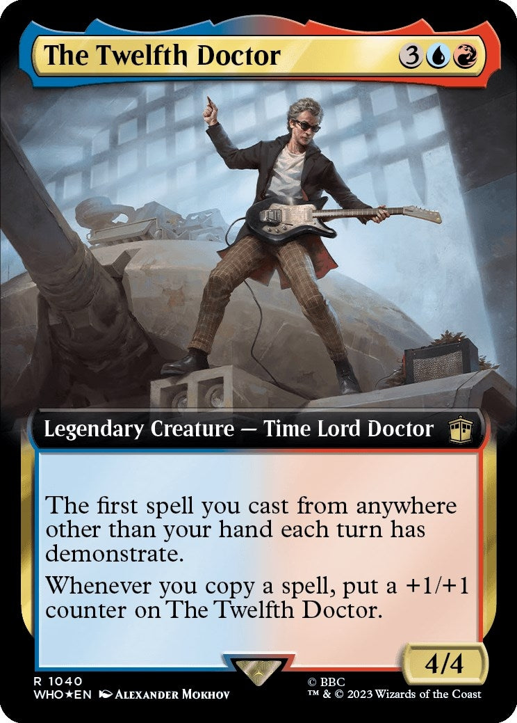 Image for The Twelfth Doctor (Extended Art) (Surge Foil) (1040) (WHO) - Magic: The Gathering