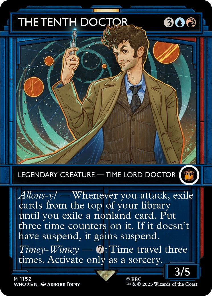 Image for The Tenth Doctor (Showcase) (Surge Foil) (1152) (WHO) - Magic: The Gathering