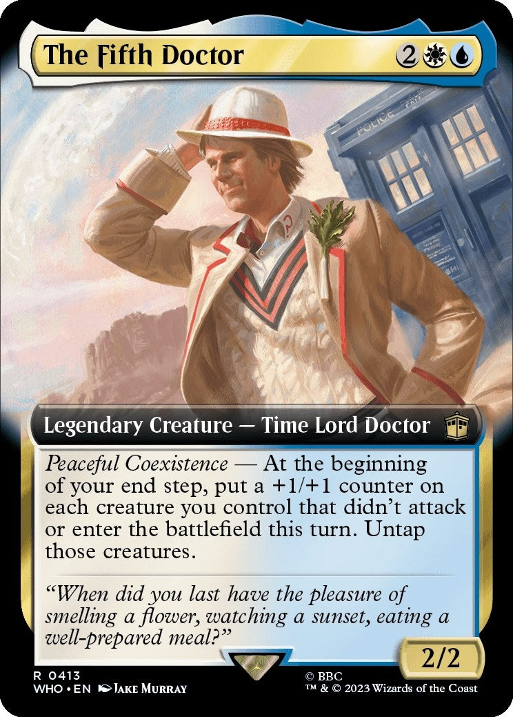 Image for The Fifth Doctor (Extended Art) (413) (WHO) - Magic: The Gathering