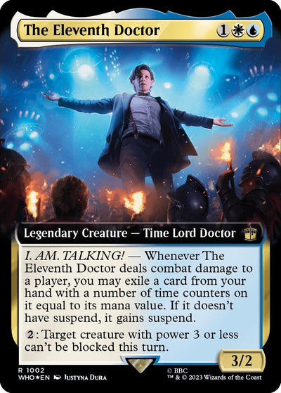 The Eleventh Doctor (Extended Art) (Surge Foil) (1002) (WHO)