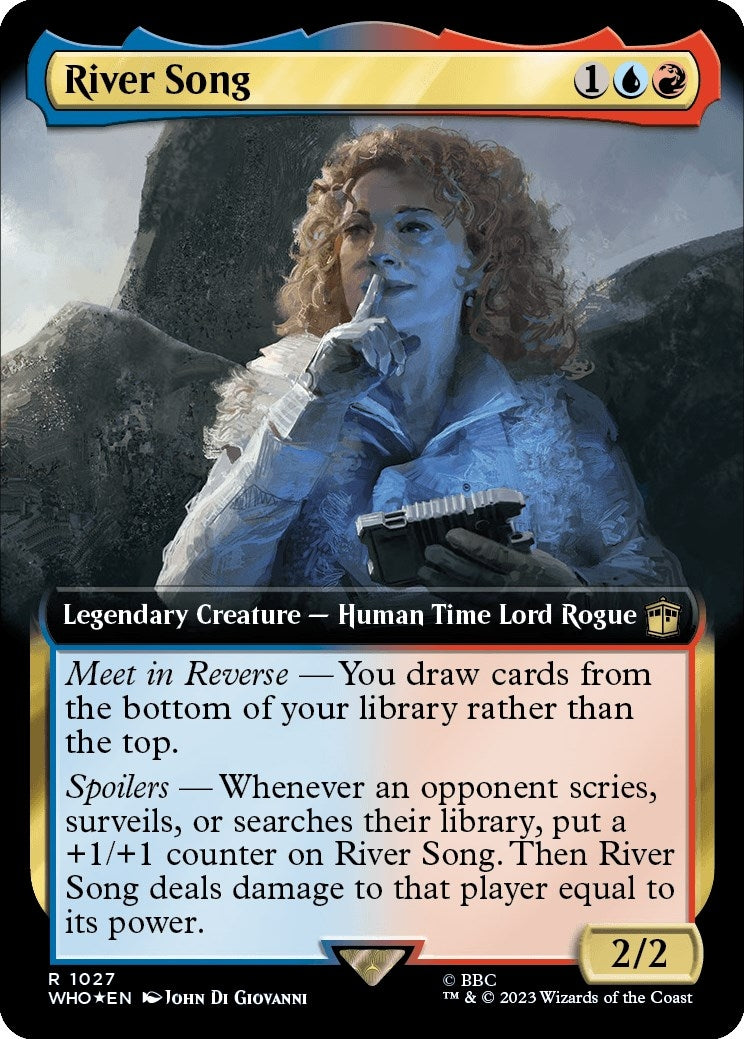 Image for River Song (Extended Art) (Surge Foil) (1027) (WHO) - Magic: The Gathering