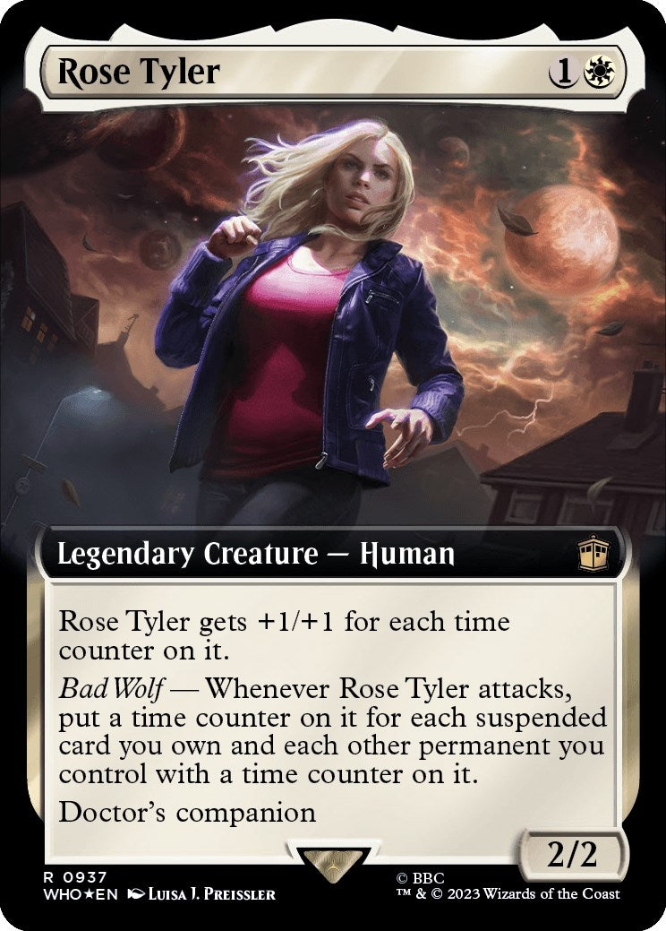 Image for Rose Tyler (Extended Art) (Surge Foil) (937) (WHO) - Magic: The Gathering