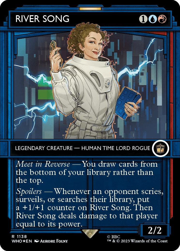 Image for River Song (Showcase) (Surge Foil) (1138) (WHO) - Magic: The Gathering