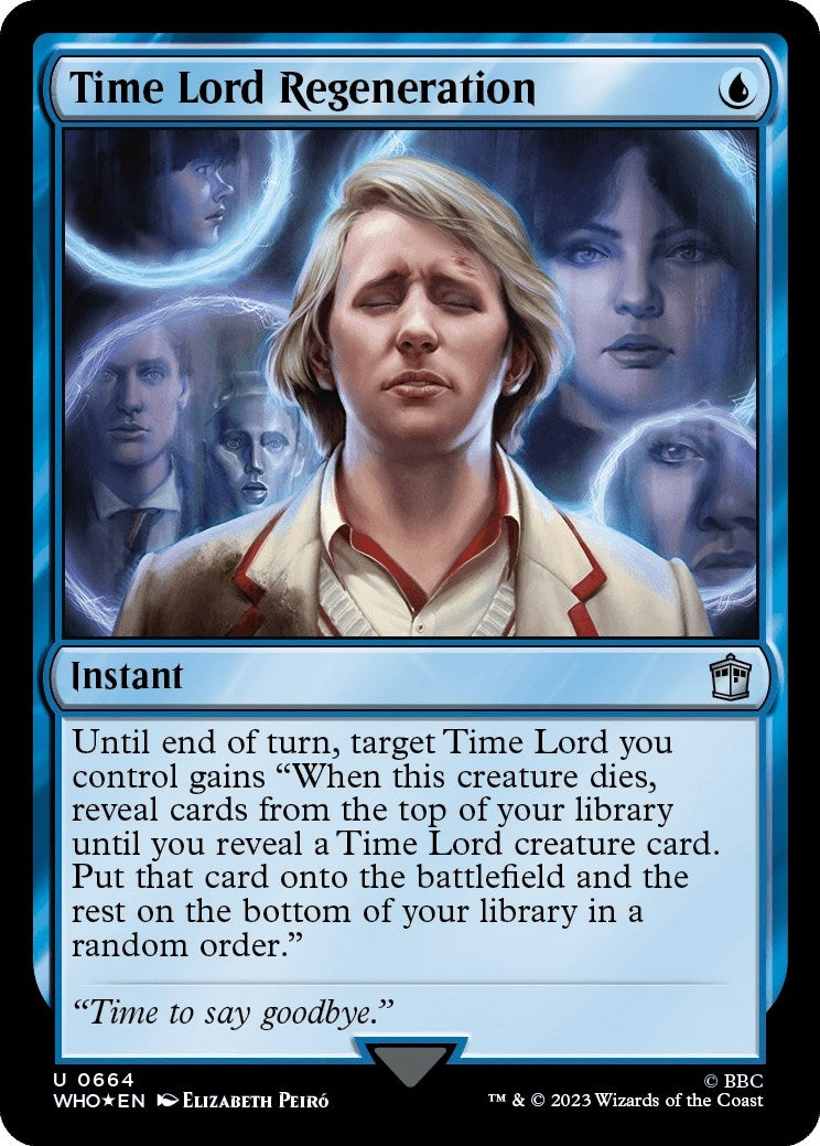 Image for Time Lord Regeneration (Surge Foil) (664) (WHO) - Magic: The Gathering